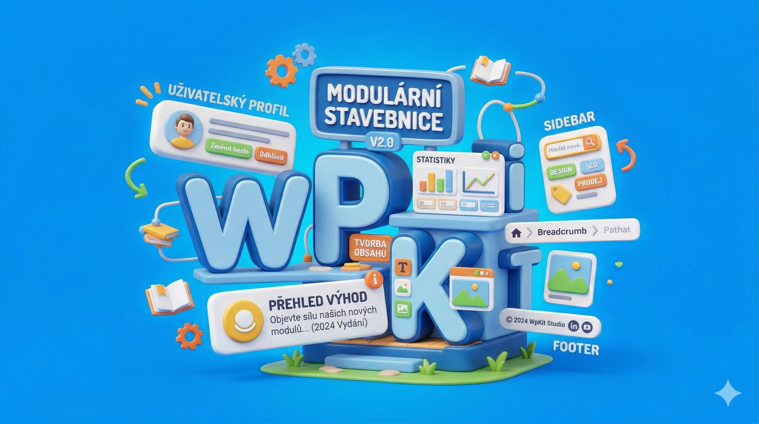 Jaké šablony obsahuje WpKit?